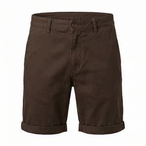 Pantalones Cortos Deportivos de Verano para Hombre, Casuales, de Playa, de Secado Rápido, con Bolsillos, 100% Algodón, Lisos, Teñidos, Cómodos - Product Image 1