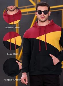 High Quality <b>Mens</b> Hooded Pullover <b>Sweatshirt</b> Polyester Cotton Fleece <b>Hoodie</b> Custom Logo Streetwear Winter Casual Plain Dyed - Product Image 5