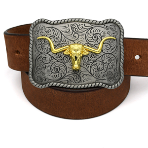 40mm Zinc Alloy Vintage Plate <b>Belt</b> <b>Buckle</b> for Leather Western Cowboy Men's <b>Belt</b> Metal Replacement <b>Buckle</b> - Product Image 5