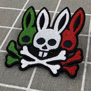 Wholesale Eco-Friendly <b>Sew</b>-<b>On</b> Embroidery Logo <b>Patch</b> Beads Sequins Custom Sizes Canvas Fabric Heat Cut Border <b>Patches</b> - Product Image 1