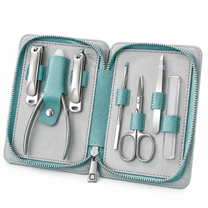 Kit de Manicura de Acero Inoxidable 7 en 1, Juego de Herramientas para Uñas, Estuche de Viaje Portátil, Estilo Clásico para Adultos - Product Image 6