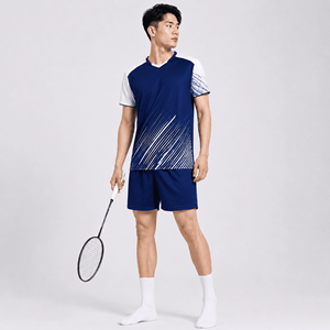 <b>badminton</b> uniforms customized breathable lightweight fabric quick dry technology professional stylish designs custom logo - Product Image 6