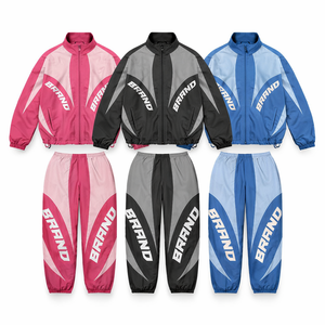 Conjunto Deportivo de Nylon Otoño 2026 con Logotipo de Marca Personalizado, Dos Piezas, Cierre de Cremallera, Transpirable, Ligero, Resistente al Viento, para Hombre - Product Image 6