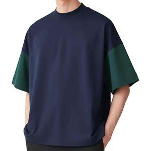 เสื้อยืดโอเวอร์ไซส์ผู้ชาย ย้อมสีแบบแอซิด ระบายอากาศได้ดี พิมพ์ลายสกรีน ผ้าฝ้าย 100% ขายส่งจากโรงงาน - Product Image 1