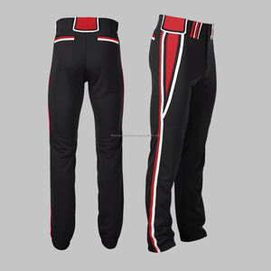 Pantalones de béisbol para jóvenes de longitud completa al por mayor pantalones de béisbol para niños y niñas con parte inferior elástica a presión duradera - Product Image 1