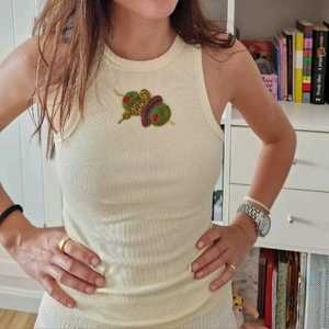 Premium Beaded Cowboy <b>Boot</b> Ribbed Tank Top Wholesale <b>Womens</b> Square Neck Sleeveless Vest Custom Export Manufacturer - Product Image 2