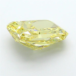 Diamant de laboratoire cultivé exclusif, certifié IGI, taille excellente, haute brillance, jaune intense fantaisie, pour la création de bijoux. - Product Image 2