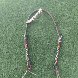 Cabestro de Cuero Vacuno de Primera Calidad con Diseño Premium, Brida Occidental, Fabricante Personalizado por Horse Exim - Product Image 1