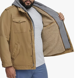 แจ็คเก็ตเดินป่าผู้ชายรุ่นใหม่ล่าสุดจากโรงงานบังกลาเทศ รับผลิตตามแบบ พร้อมโลโก้ กันน้ำ กันลม มีฮู้ด ซิป และกระเป๋า - Product Image 1