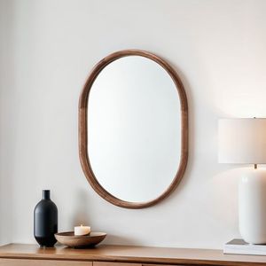 Cadre de miroir en bois naturel pour les intérieurs de la maison, cadre en bois artisanal élégant pour miroirs muraux, miroirs de maquillage et décoration - Product Image 3