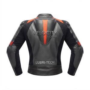 Men’s Cowhide Leather <b>Racing</b> <b>Jacket</b>/Chaqueta MotoCP Style CE Level 2 Armor Motorcycle Track Riding Protective Gear CE - Product Image 2