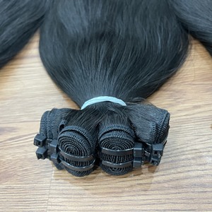 Oferta Relámpago: Paquetes de Cabello Humano Vietnamita Virgen, Doble Trama, Extensiones Naturales Lisas, Listas para Enviar - Product Image 4