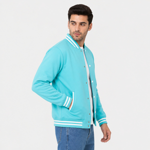 Varsity <b>jacket</b> offering stylish comfort and timeless sporty design with versatile layering potential for relaxed seasonal - Product Image 3