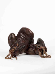 Gants de boxe en cuir à lacets pour adultes, gants d'entraînement, gants de combat - Product Image 6