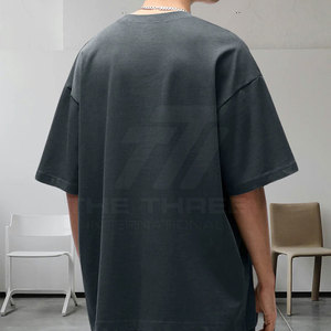 Camisetas Casuales Extra Grandes para Hombre con Marca Personalizada Disponible, Transpirables, 100% Algodón, Duraderas, con Opciones de Impresión de Logotipo Personalizado - Product Image 3
