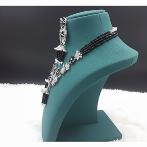 American Diamond Perfection Jewelry <b>Set</b> Traditional And Elegant Design For <b>Women</b> Available At Best Wholesale Price - Product Image 3