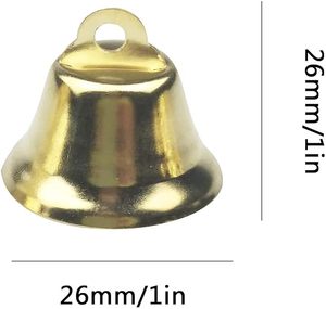 Golden <b>Mini</b> Liberty Bells Decorative Hanging Bells for Home Garden Festive Decor - Product Image 4