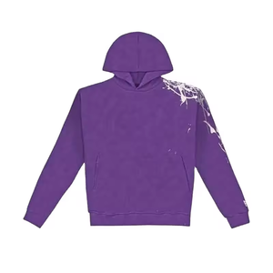 Ensemble de survêtement en molleton pour homme, sweat-shirt à capuche et pantalon de jogging, deux pièces, vêtements de sport d'hiver - Product Image 1