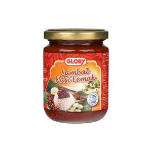 เครื่องปรุงรสอาหารทะเล ซอสเผ็ดมาเลเซีย ขวด 250 กรัม ส่งออก ซัมบัลแบบดั้งเดิม นาซีเลแมค พริกเผาสำหรับข้าว - Product Image 1