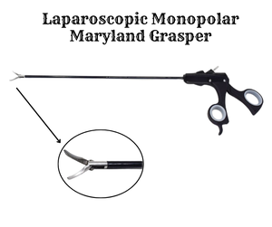 Pinza Maryland Monopolar Laparoscópica de 5mmx330mm, Instrumento Reutilizable de Acero Inoxidable con Certificación CE para Cirugía Laparoscópica - Product Image 1