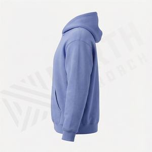 Hoodie surdimensionné élégant pour homme, design vintage délavé avec poche avant, confortable, personnalisable pour l'hiver. - Product Image 3