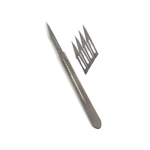 Outils chirurgicaux certifiés CE et approuvés ISO, poignée d'instrument chirurgical # 4 poignées de scalpel dentaire - Product Image 2