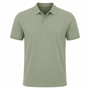 Polo homme de haute qualité, deux tons, décontracté, en tissu piqué, coupe slim, pour le golf, avec logo brodé personnalisé, streetwear, confortable. - Product Image 1