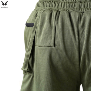 Premium <b>Men</b> Gym Sports <b>Shorts</b> Breathable Mesh Athletic Training <b>Shorts</b> Zipper Pockets High Elastic Bodybuilding <b>Shorts</b> - Product Image 6