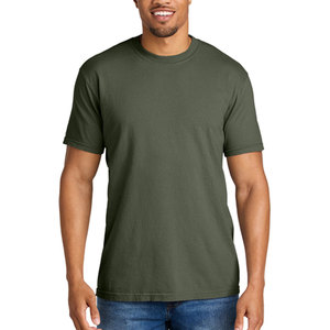 Camiseta Casual de Manga Corta para Hombre de Alta Calidad, Personalizada con Estampado, de Algodón con Cuentas, Marca Privada, Color Sólido, Camisetas de Verano - Product Image 5