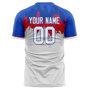 Jersey de Fútbol Americano y Fútbol Soccer Personalizado de la Mejor Calidad, Manga Corta, Transpirable, de Secado Rápido, con Logotipo Personalizado OEM - Product Image 6