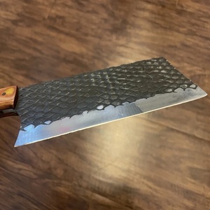 Couteau de boucher professionnel de qualité industrielle, lame en acier inoxydable, manche en résine d'olivier, couteau de survie - Product Image 6