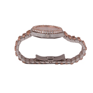 VVS Moissanite นาฬิกากลไกหรูหราสำหรับผู้ชายสไตล์ฮิปฮอปปรับแต่งได้เต็มรูปแบบพร้อมการเคลื่อนไหวควอตซ์ - Product Image 2