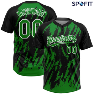 เสื้อเบสบอลทีมแบบกำหนดเอง พิมพ์ลายดิจิทัล โพลีเอสเตอร์ แห้งเร็ว ทรงพอดีตัว คอเฮนลีย์ พร้อมชื่อและหมายเลข - Product Image 1