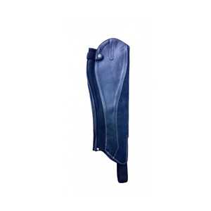 Custom Genuine Leather <b>Half</b> <b>Chaps</b> Soft Cowhide Horse Riding Leg Gaiters Factory Supplier Bags LHC-0013 - Product Image 3
