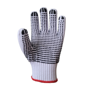 ถุงมือผ้าฝ้ายป้องกันไฟฟ้าสถิตย์ประสิทธิภาพสูงถุงมือนิรภัยดีไซน์ป้องกันการลื่นสำหรับงานก่อสร้างทางอุตสาหกรรม - Product Image 3