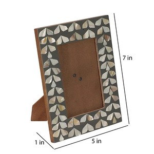 Resin Photo <b>Frame</b> Rectangle Tabletop Rustic Vertical Durable <b>Frame</b> - Product Image 6