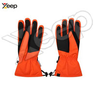 Gants de ski d'hiver en polyester de haute qualité, imperméables, isolés, à doigts complets, compatibles écran tactile, fermeture auto-agrippante, personnalisables