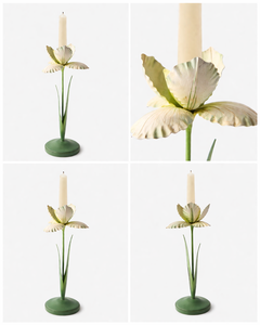 Candelabro de Metal con Diseño de Hojas Modernas, Portavelas Decorativo de Hierro, Decoración de Mesa para el Hogar, Estilo Europeo - Product Image 3