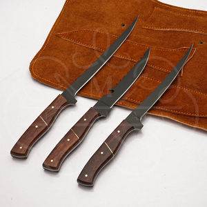 ชุดมีดแล่เนื้อเคลือบผงมีดยืดหยุ่นมีดแล่เนื้อม้วนหนัง - Product Image 3