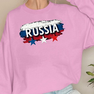 Sudaderas de mujer bandera RUSSIA - Product Image 3