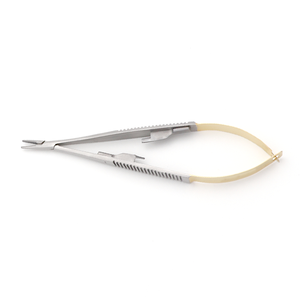 Oferta Especial: Portaagujas Castroviejo Recto TC 1.2mm 14cm, Instrumento Microquirúrgico de Precisión en Acero Inoxidable - Product Image 4