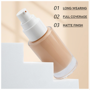 OEM Private Label Waterproof Liquid <b>Foundation</b> Full Coverage Natural Matte Makeup Base - Product Image 5