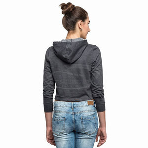Chaquetas de Yoga con cremallera completa para mujer, gimnasio personalizado para mujer, Jersey cómodo para Fitness, sudaderas con capucha en blanco para entrenamiento - Product Image 2