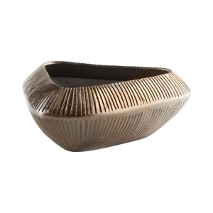 Brass Antique Finished Handmade Best Quality <b>Metal</b> <b>Bowl</b> With Carved Lines Minimalist Design For Food Serving Decorative Use - Product Image 1