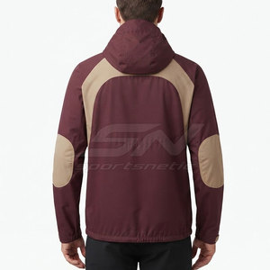 Chaqueta de Aventura para Hombre, Ligera, con Capucha, Resistente al Agua, Transpirable, con Cierre Completo, para Senderismo y Trekking - Product Image 4