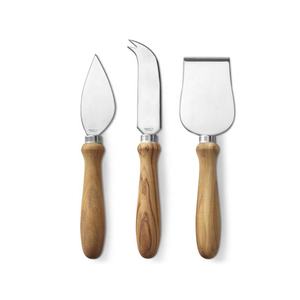 Plain Royal Natural Hammered <b>Wooden</b> Designer Handle Stainless Steel Silver Plated Blade cheese Cutting Tools - Product Image 4