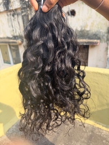 Extensions de cheveux indiens bouclés bruts de 20 à 24 pouces, 100 % cheveux humains vierges, texture naturelle, non traités - Product Image 5