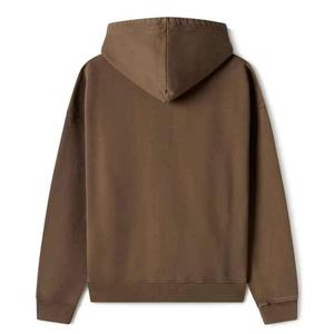 Oversized Zipper Hoodie Mens Relaxed Streetwear Hooded Sweatshirt With Front Pockets Heavyweight Casual Fashion Zip Up <b>Jackets</b> - Product Image 6