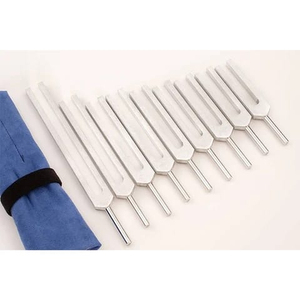 Ensemble de diapasons pondérés de précision avec pochette de rangement pour la pratique sonore, la méditation et le bien-être, outil musical durable - Product Image 4