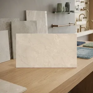 Mármol Crema Marfil Natural Pulido en Losa, el Más Vendido, para Pisos, Revestimiento de Paredes y Proyectos de Interiores de Lujo - Product Image 4